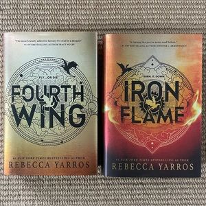 Fourth Wing & Iron Flame by Rebecca Yarros - Hardcover